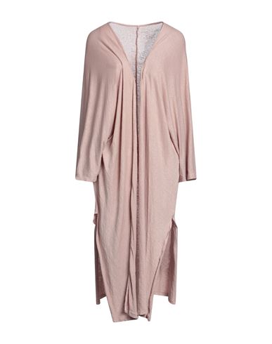 Majestic Filatures Woman Cardigan Blush Size 1 Linen, Elastane In Pink