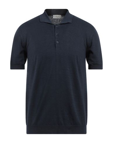 Altea Man Sweater Midnight Blue Size S Linen, Cotton