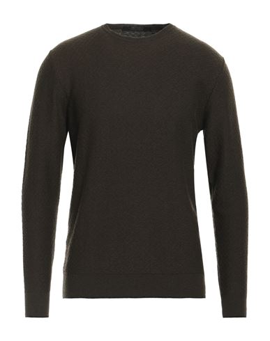 Messagerie Man Sweater Dark Green Size L Merino Wool, Viscose, Polyamide, Cashmere