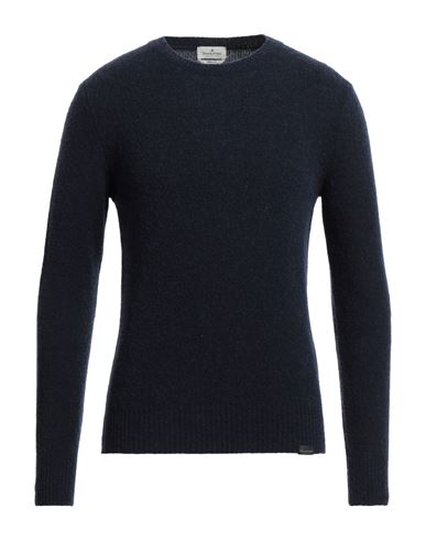 Brooksfield Man Sweater Midnight Blue Size 40 Polyamide, Viscose, Wool, Cashmere