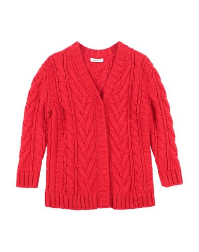 Dolce & Gabbana Babies'  Toddler Girl Cardigan Red Size 3 Virgin Wool, Viscose
