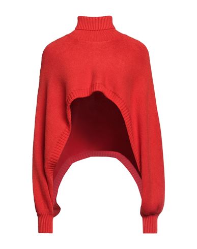 Amelie Rêveur Woman Turtleneck Red Size M/l Viscose, Polyester, Nylon