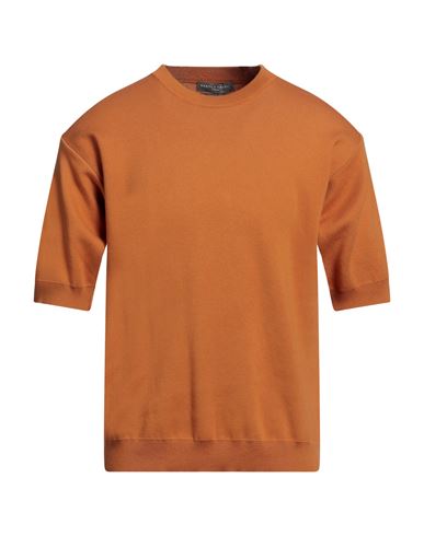 Daniele Fiesoli Man Sweatshirt Orange Size M Cotton