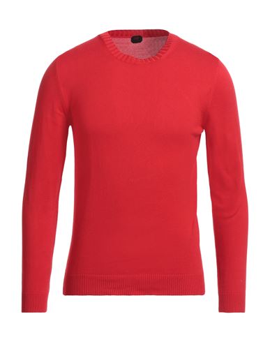 Mp Massimo Piombo Man Sweater Red Size M Cotton