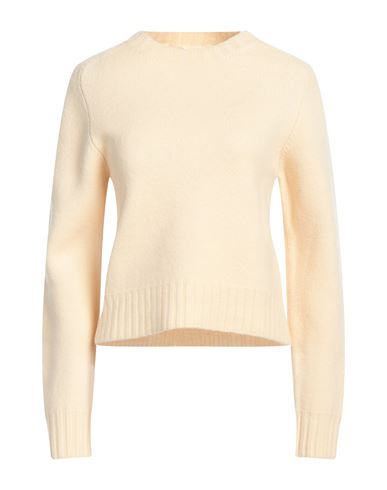 Shop Jil Sander Woman Sweater Beige Size 4 Wool