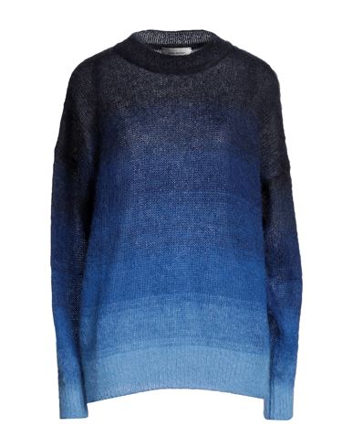 Isabel Marant Woman Sweater Blue Size L Mohair Wool, Polyamide, Wool