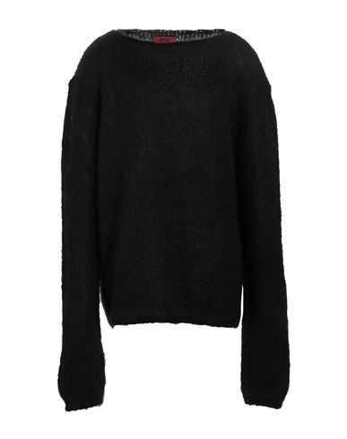 424 Fourtwofour Man Sweater Black Size S Mohair Wool, Acrylic