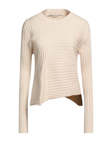 Stella Mccartney Woman Sweater Beige Size 8-10 Cotton