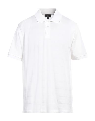 Shop Dunhill Man Polo Shirt White Size Xxl Cotton