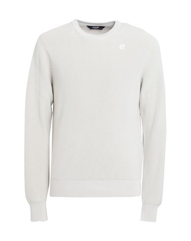 K-way Sebastien Cotton Hcs Man Sweater Light Grey Size Xxl Cotton