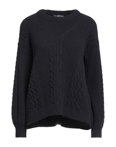 High Woman Sweater Midnight Blue Size M Wool, Nylon
