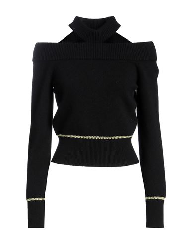 Alexander Mcqueen Woman Sweater Black Size L Wool, Polyamide, Elastane