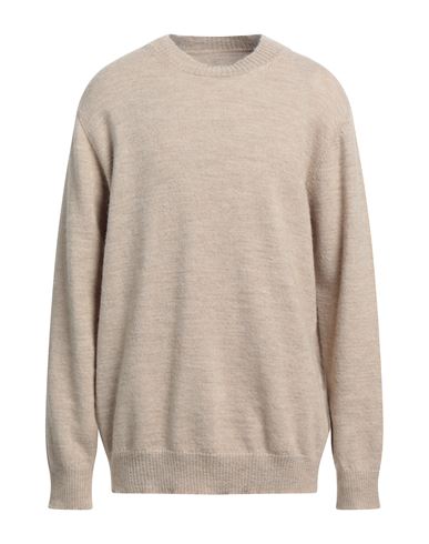 Maison Margiela Man Sweater Beige Size Xl Wool, Alpaca Wool