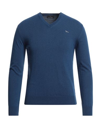 Harmont & Blaine Man Sweater Navy Blue Size S Polyamide, Wool, Viscose, Cashmere