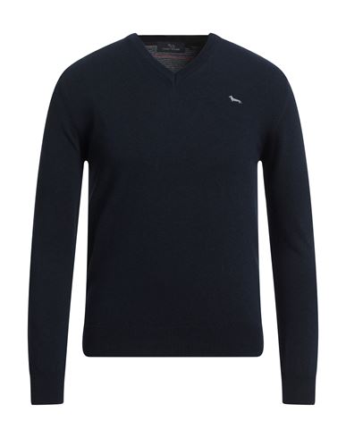 Harmont & Blaine Man Sweater Midnight Blue Size Xxl Polyamide, Wool, Viscose, Cashmere
