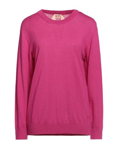 N°21 Woman Sweater Mauve Size 2 Virgin Wool In Purple