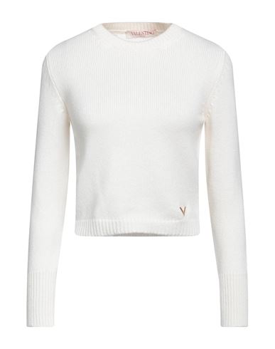 Valentino Garavani Woman Sweater Ivory Size S Cashmere In White