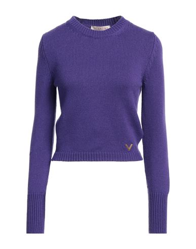 Valentino Garavani Woman Sweater Purple Size S Cashmere