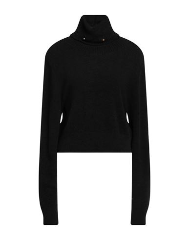 Les Bourdelles Des Garçons Woman Turtleneck Black Size 6 Acrylic, Wool