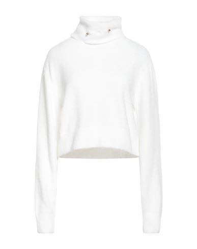 Les Bourdelles Des Garçons Woman Turtleneck White Size 10 Acrylic, Wool