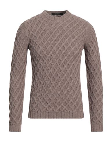 Messagerie Man Sweater Dove Grey Size 46 Virgin Wool