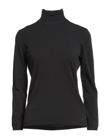 Shop Roberto Cavalli Woman Turtleneck Black Size 4 Acrylic, Wool