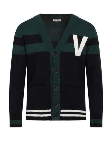 Valentino Garavani Man Cardigan Dark Green Size Xl Cotton