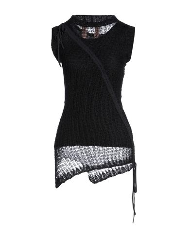 N°21 Woman Sweater Black Size 6 Mohair Wool, Polyamide, Wool