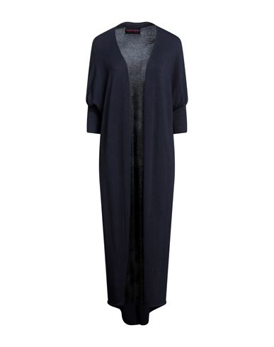 Poems Roma Woman Cardigan Midnight Blue Size Onesize Polyester, Cotton