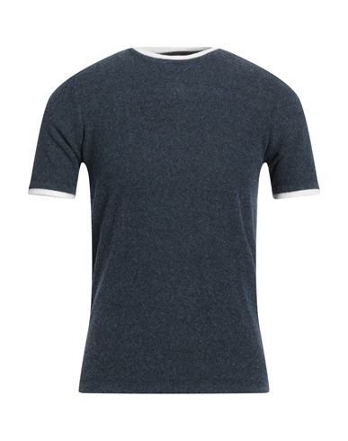 Jeordie's Man Sweater Slate Blue Size Xxl Cotton, Polyamide