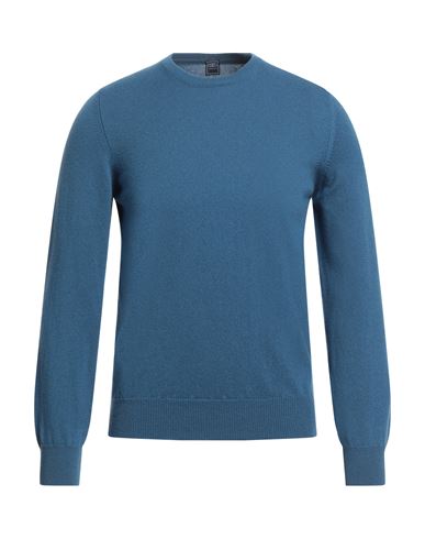 Fedeli Man Sweater Pastel Blue Size 42 Cashmere