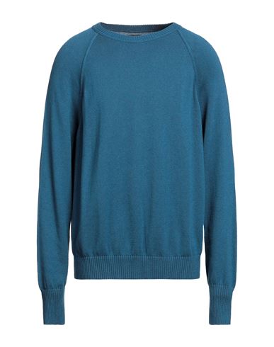 Mp Massimo Piombo Man Sweater Deep Jade Size 44 Cotton, Cashmere In Green