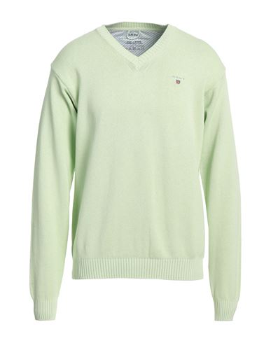 Gant Man Sweater Light Green Size L Cotton