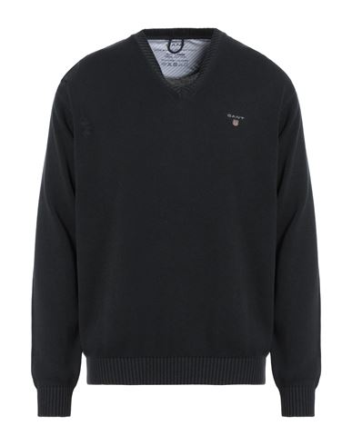 Gant Man Sweater Steel Grey Size L Cotton