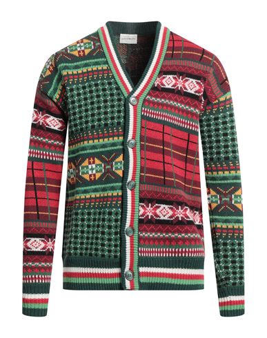 Drôle De Monsieur Drole De Monsieur 'le Cardigan Santa' Jacquard Cardigan In Green