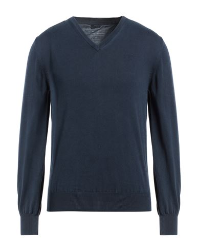 Gant Man Sweater Navy Blue Size M Cotton
