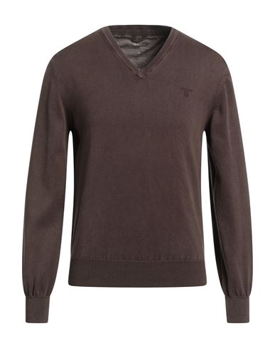 Gant Man Sweater Brown Size M Cotton