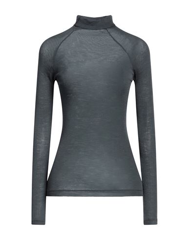Massimo Alba Woman Turtleneck Steel Grey Size Xl Wool