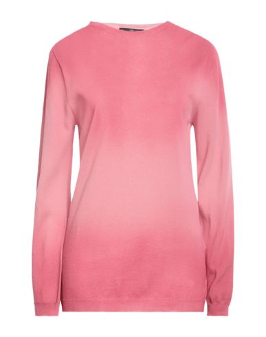 High Woman Sweater Magenta Size L Cotton, Polyamide