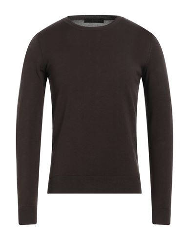 Jeordie's Man Sweater Dark Brown Size S Cotton