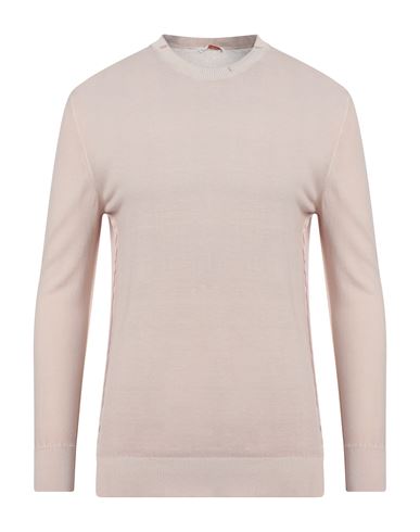 Officina 36 Man Sweater Light Pink Size Xl Cotton