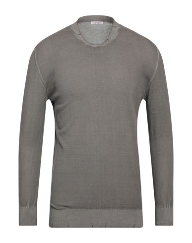 Officina 36 Man Sweater Grey Size M Cotton