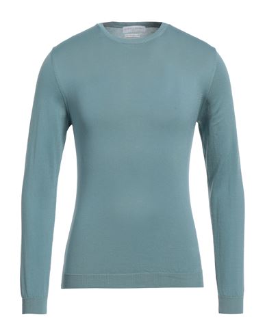 Daniele Fiesoli Man Sweater Pastel Blue Size S Cotton