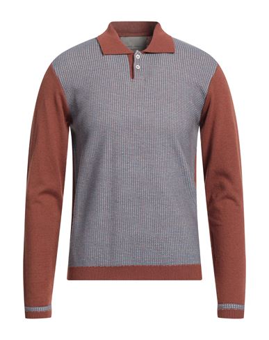 Frankie Morello Man Sweater Slate Blue Size M Viscose, Polyester, Nylon