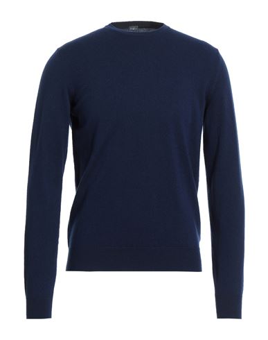 Fedeli Man Sweater Navy Blue Size 50 Cashmere