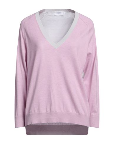 Barba Napoli Woman Sweater Pink Size 4 Cotton, Virgin Wool