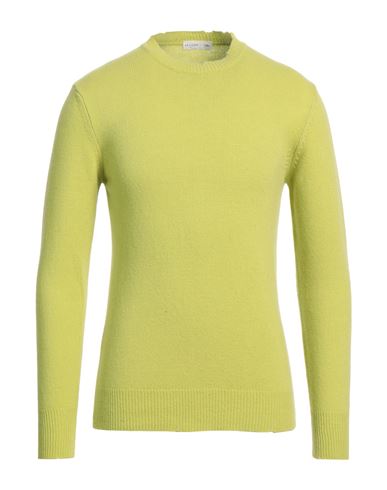 Become Man Sweater Yellow Size 42 Cotton In Green