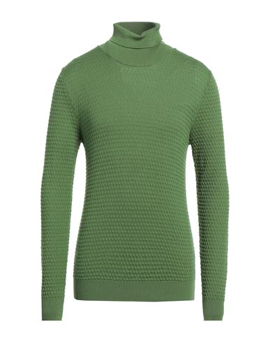 Darwin Man Turtleneck Military Green Size 46 Merino Wool, Acrylic