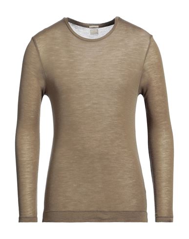 Massimo Alba Man Sweater Military Green Size M Wool