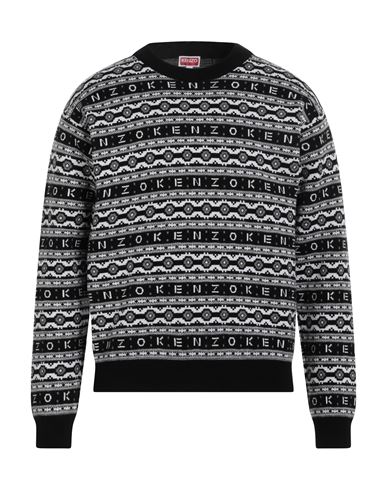Shop Kenzo Man Sweater Black Size L Wool